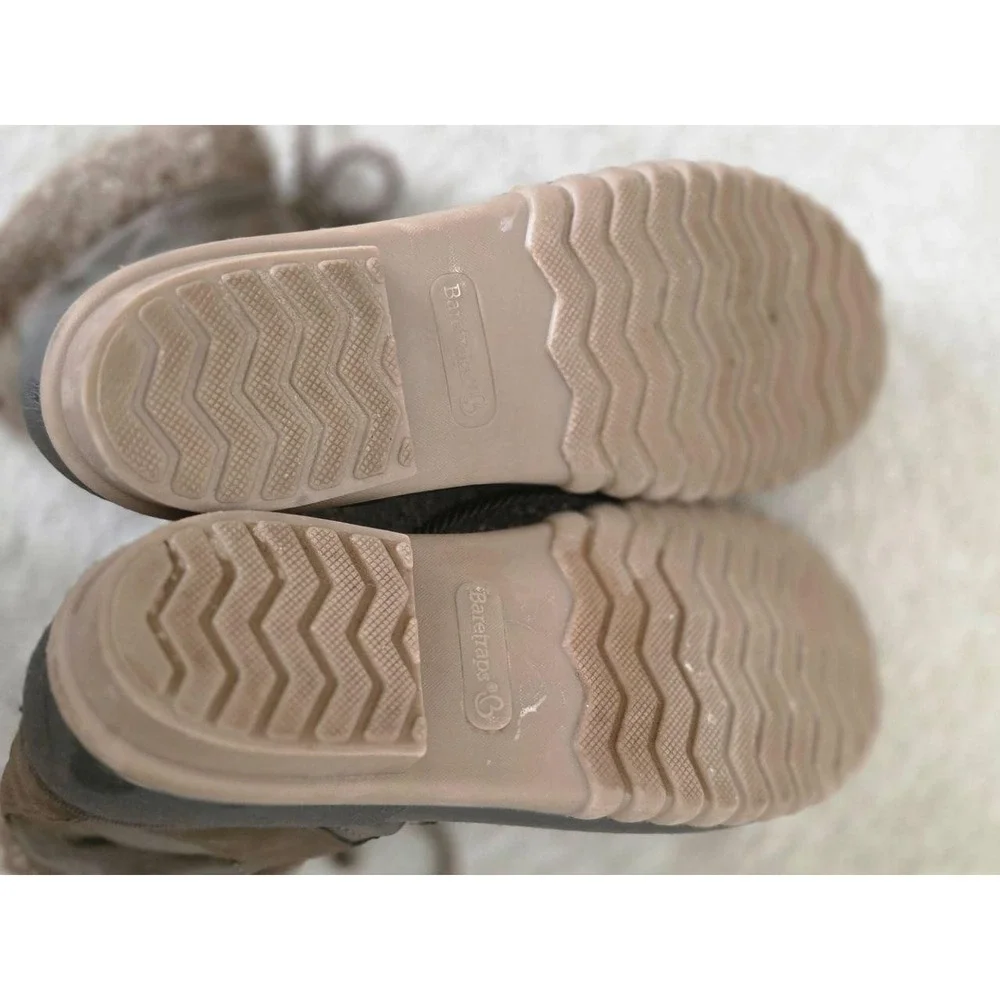 Baretraps‎ Brown Quilted Knit Waterproof Duck Winter Boot 7M